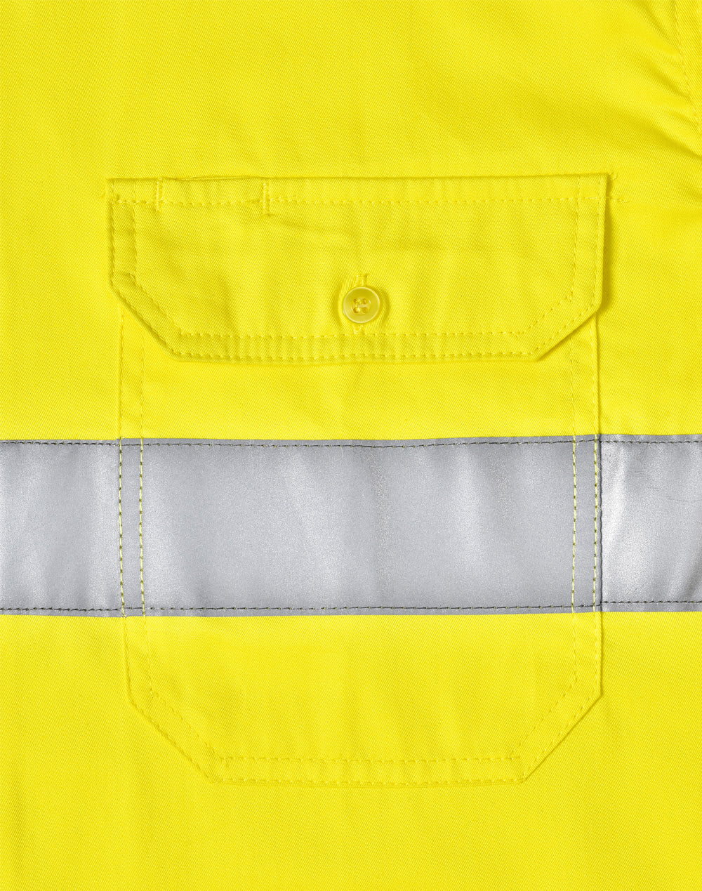 Unisex Hi Vis Cool-Breeze Safety Long Sleeve Shirt (Generic Tape) - SW82
