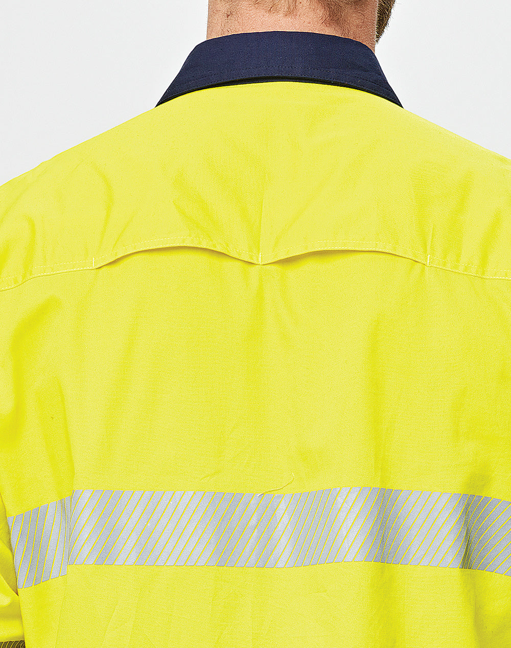 Unisex Hi Vis Cool-Breeze Safety Long Sleeve Shirt (Segmented Tape) - SW83