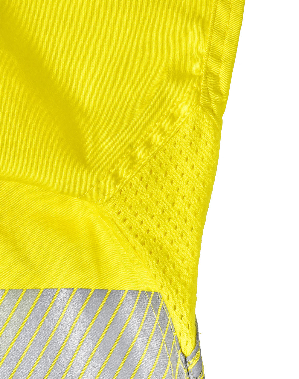 Unisex Hi Vis Cool-Breeze Safety Long Sleeve Shirt (Segmented Tape) - SW83