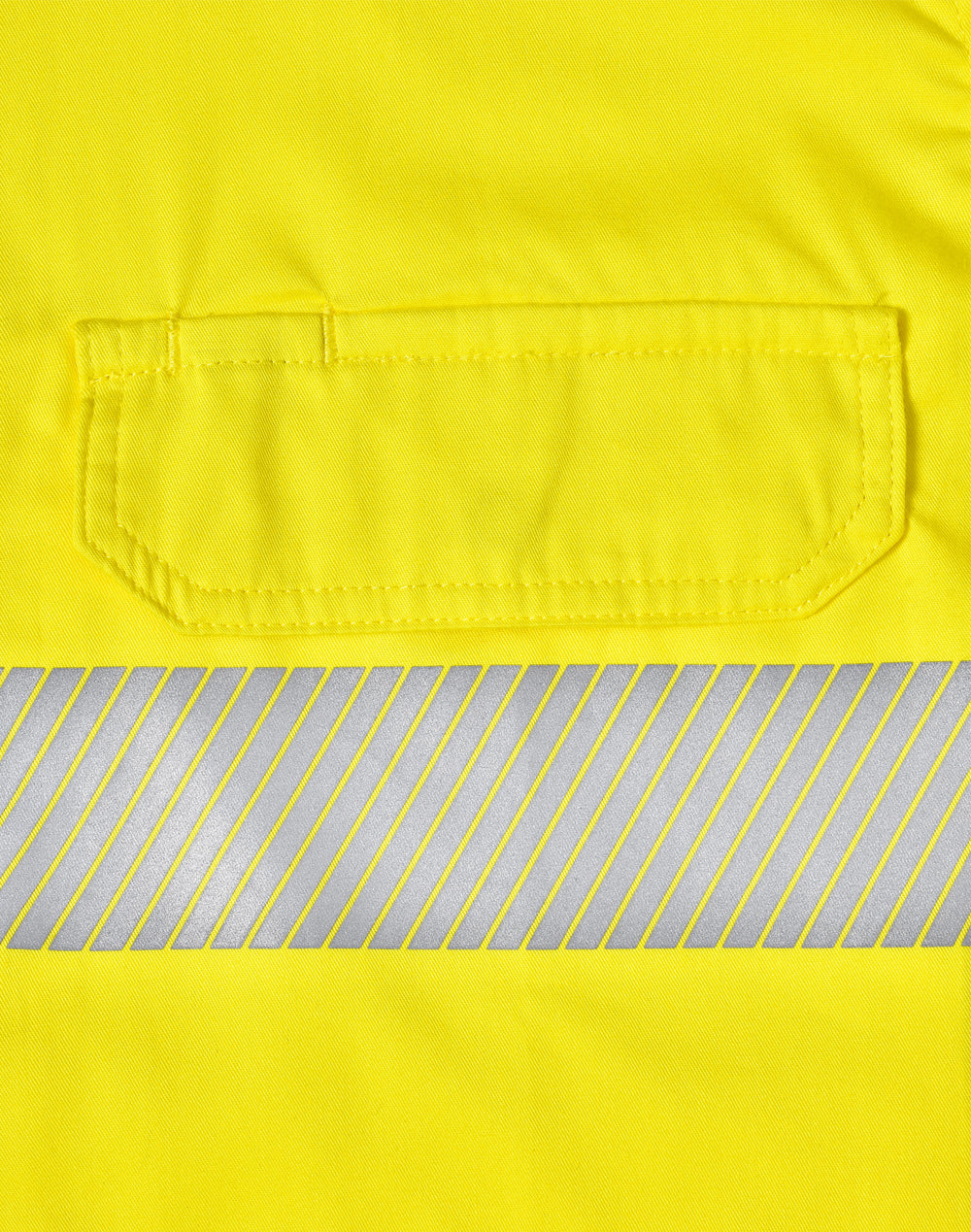 Unisex Hi Vis Cool-Breeze Safety Long Sleeve Shirt (Segmented Tape) - SW83
