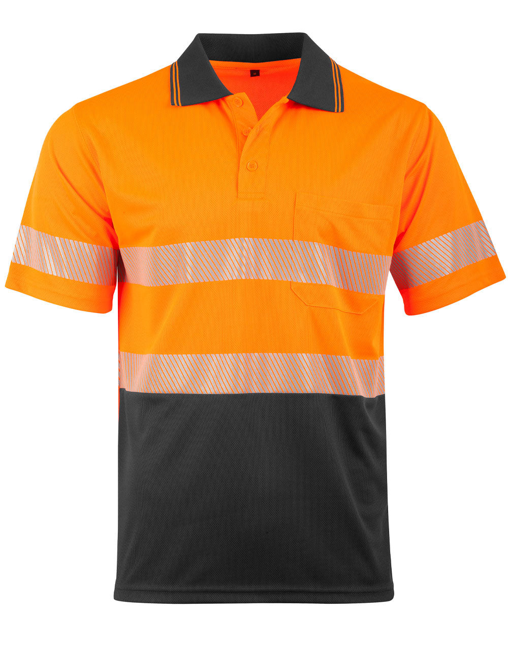Unisex Cooldry Segmented Safety Short Sleeve Polo - SW85