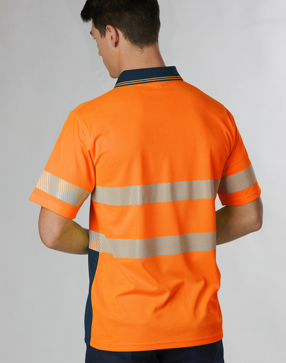 Unisex Cooldry Segmented Safety Short Sleeve Polo - SW85