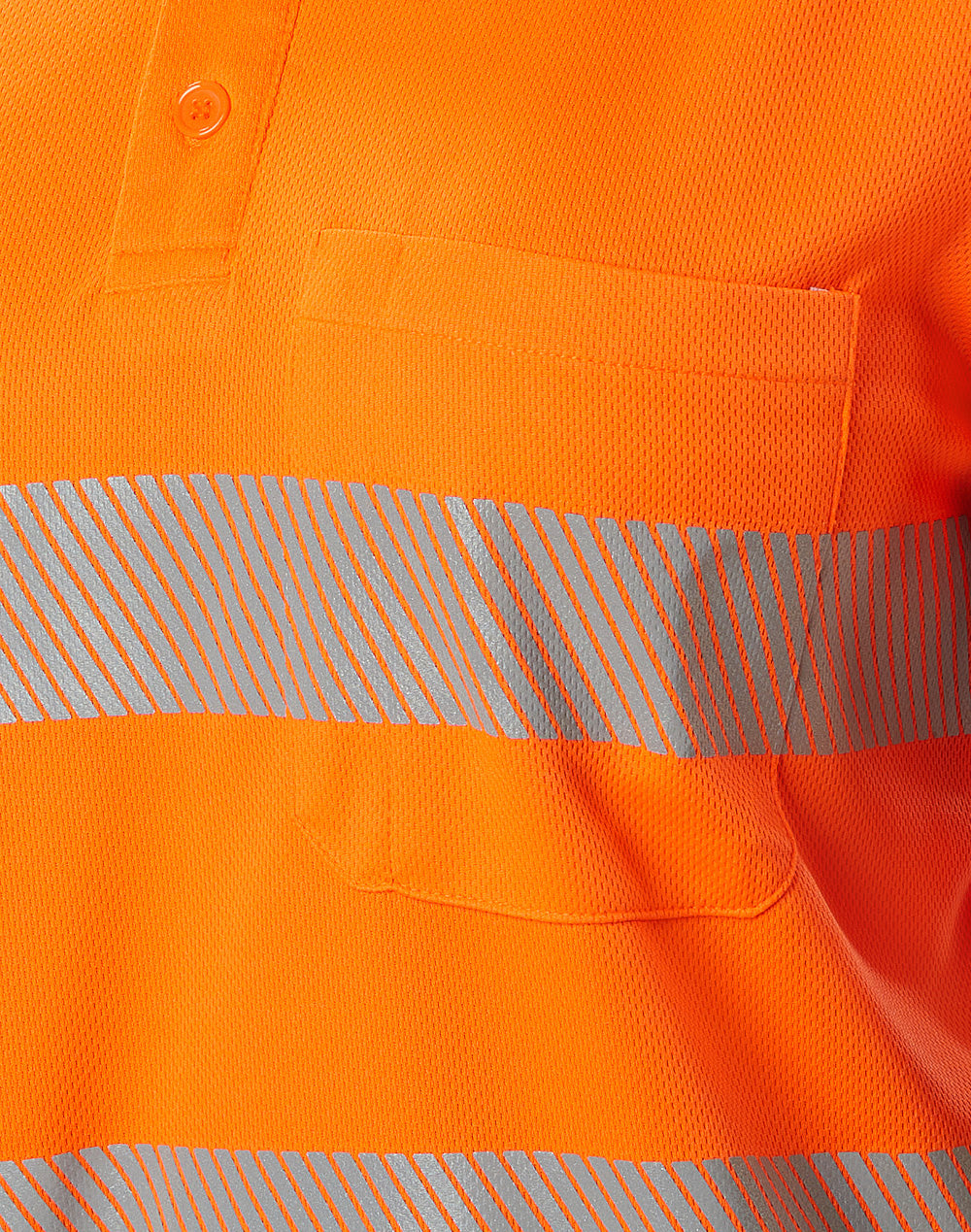 Unisex Cooldry Segmented Safety Short Sleeve Polo - SW85