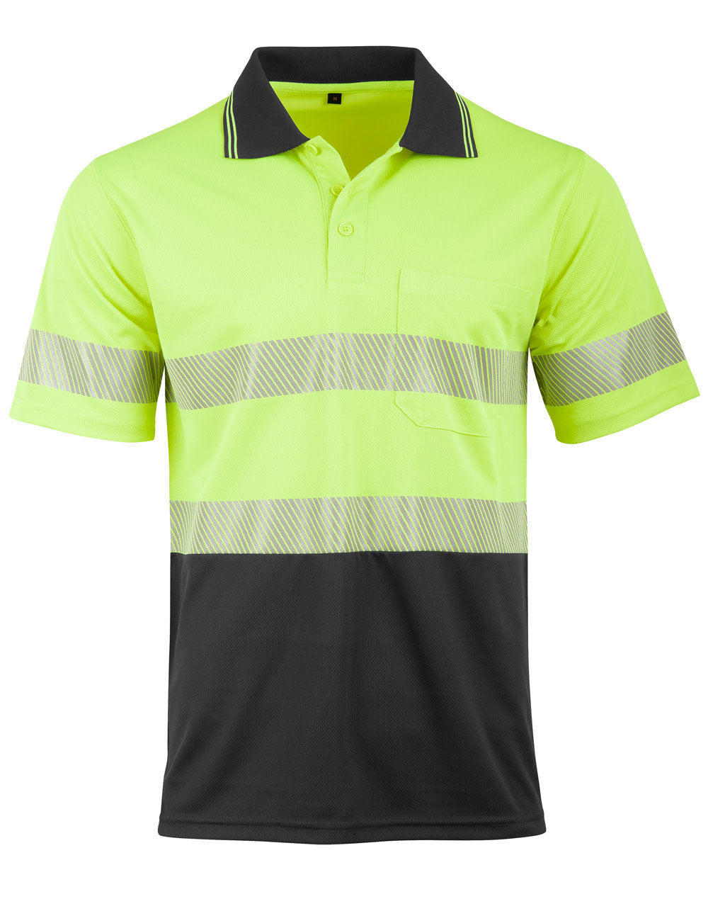Unisex Cooldry Segmented Safety Short Sleeve Polo - SW85