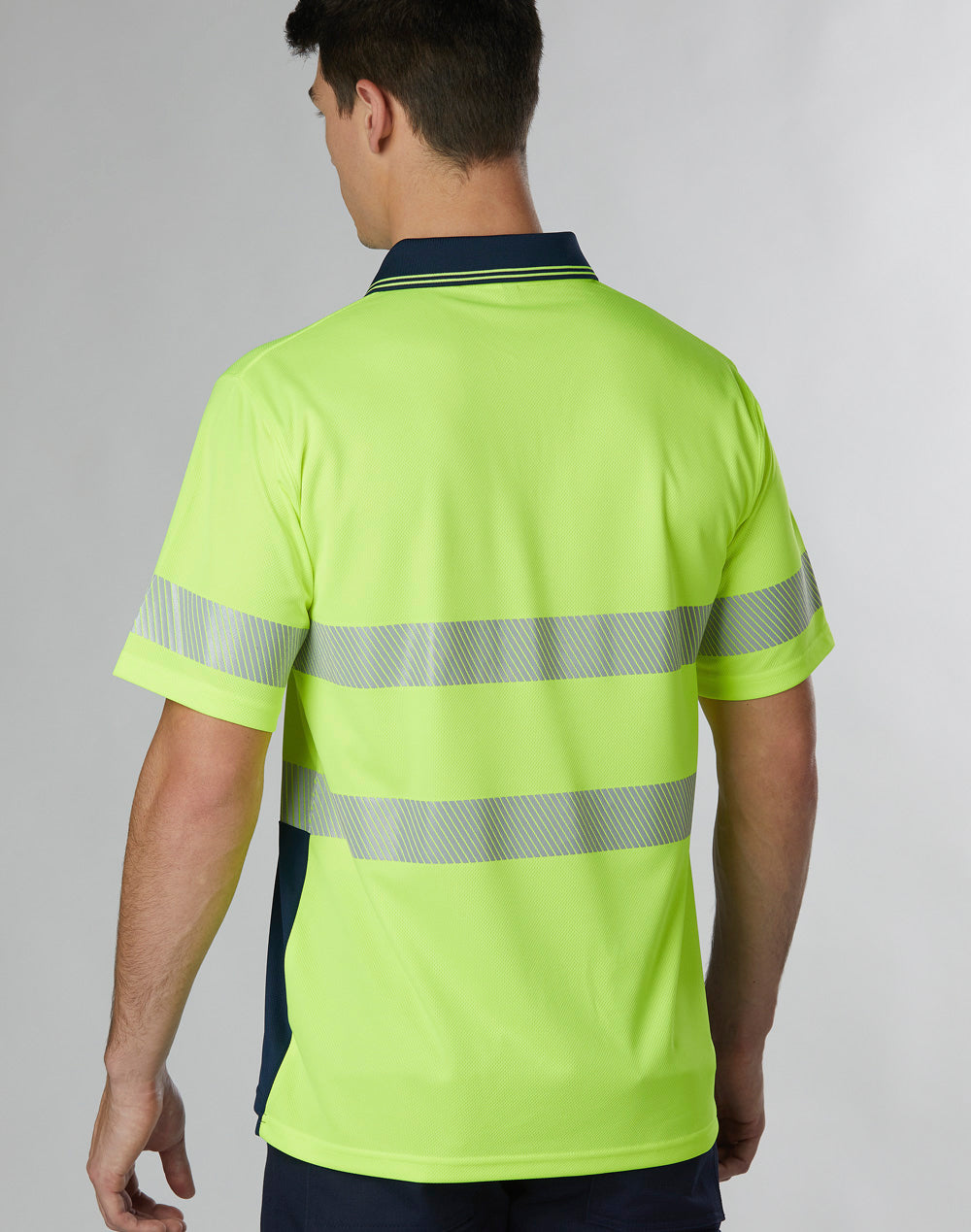 Unisex Cooldry Segmented Safety Short Sleeve Polo - SW85