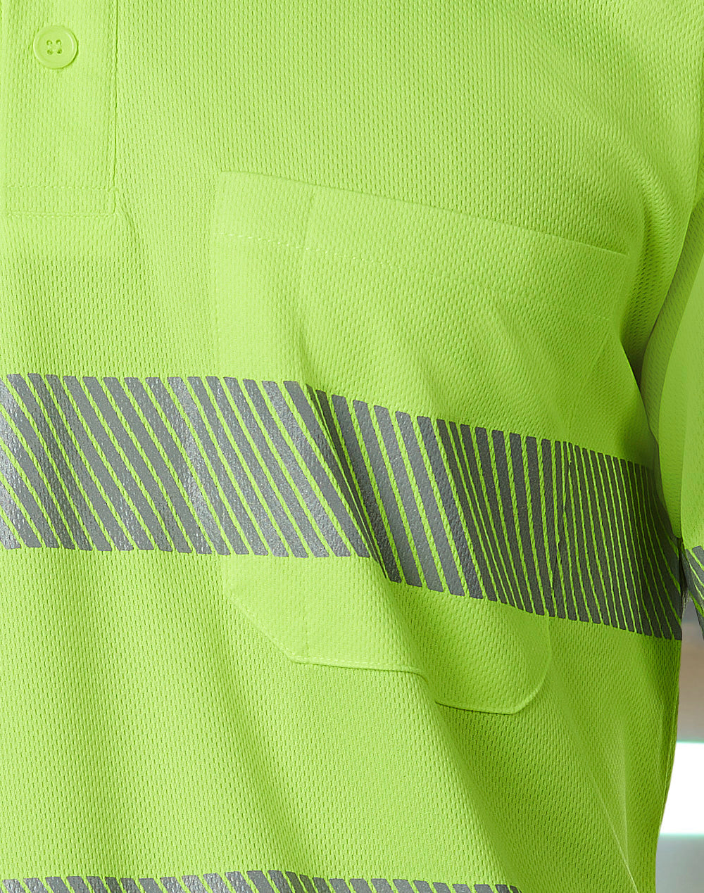 Unisex Cooldry Segmented Safety Short Sleeve Polo - SW85