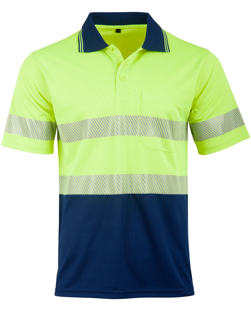 Unisex Cooldry Segmented Safety Short Sleeve Polo - SW85