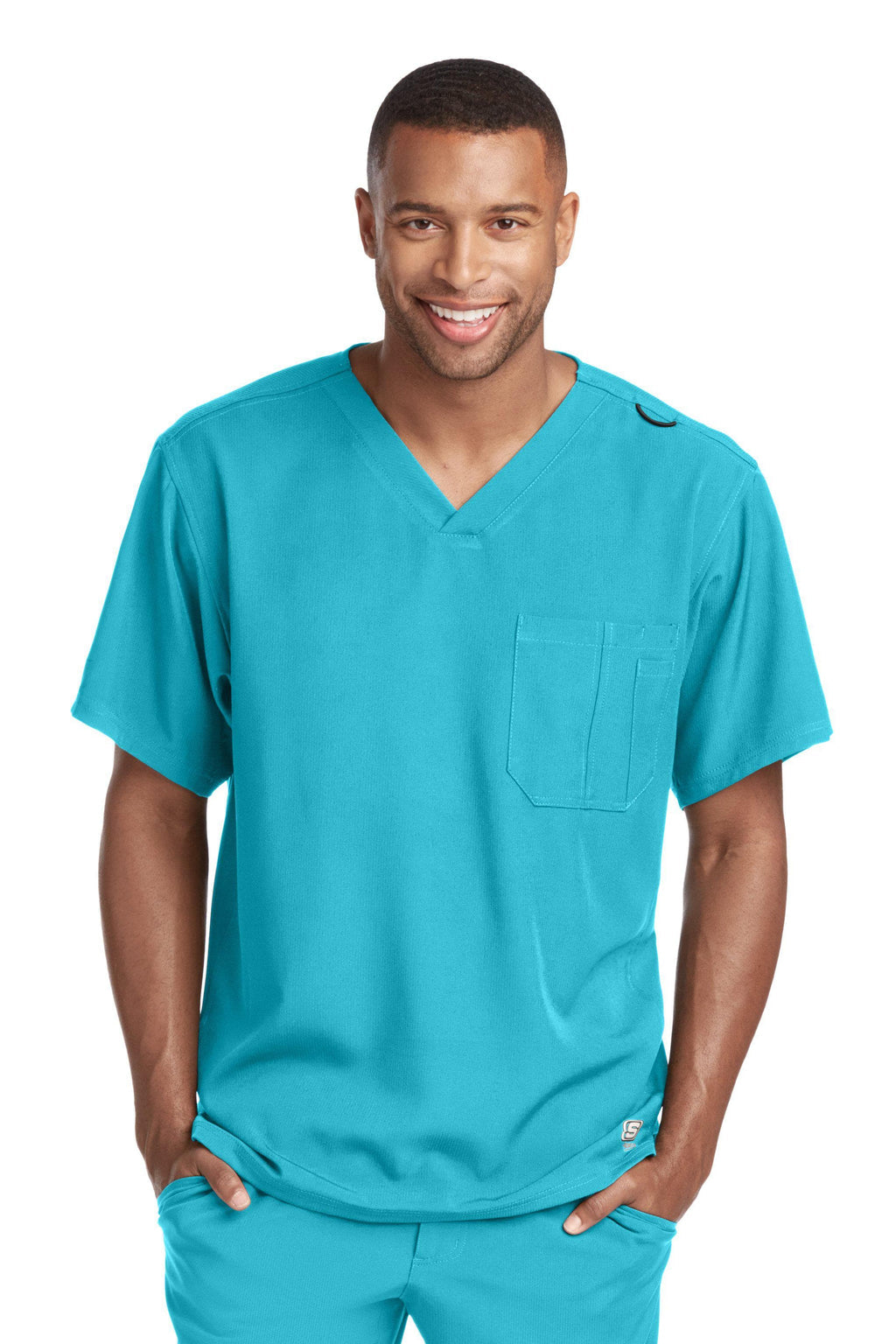 Men's Structure Scrub Top - SK0112 (7 Colours)