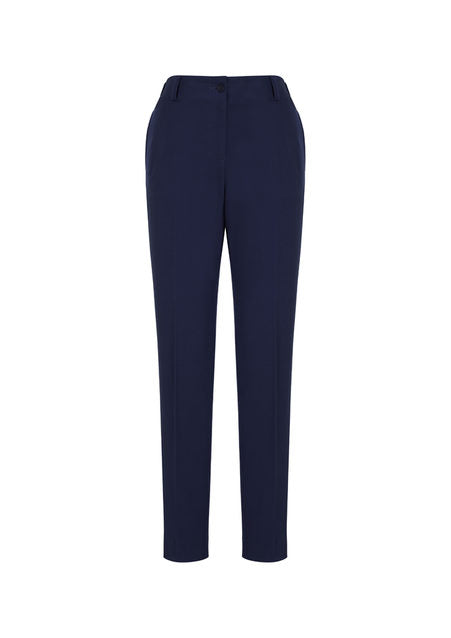 Ladies Bandless Elastic Waist Back Slimline Pant 10722