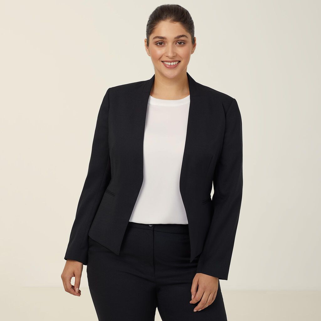 Ladies Dobby Stretch Edge to Edge Jacket - CAT1DG