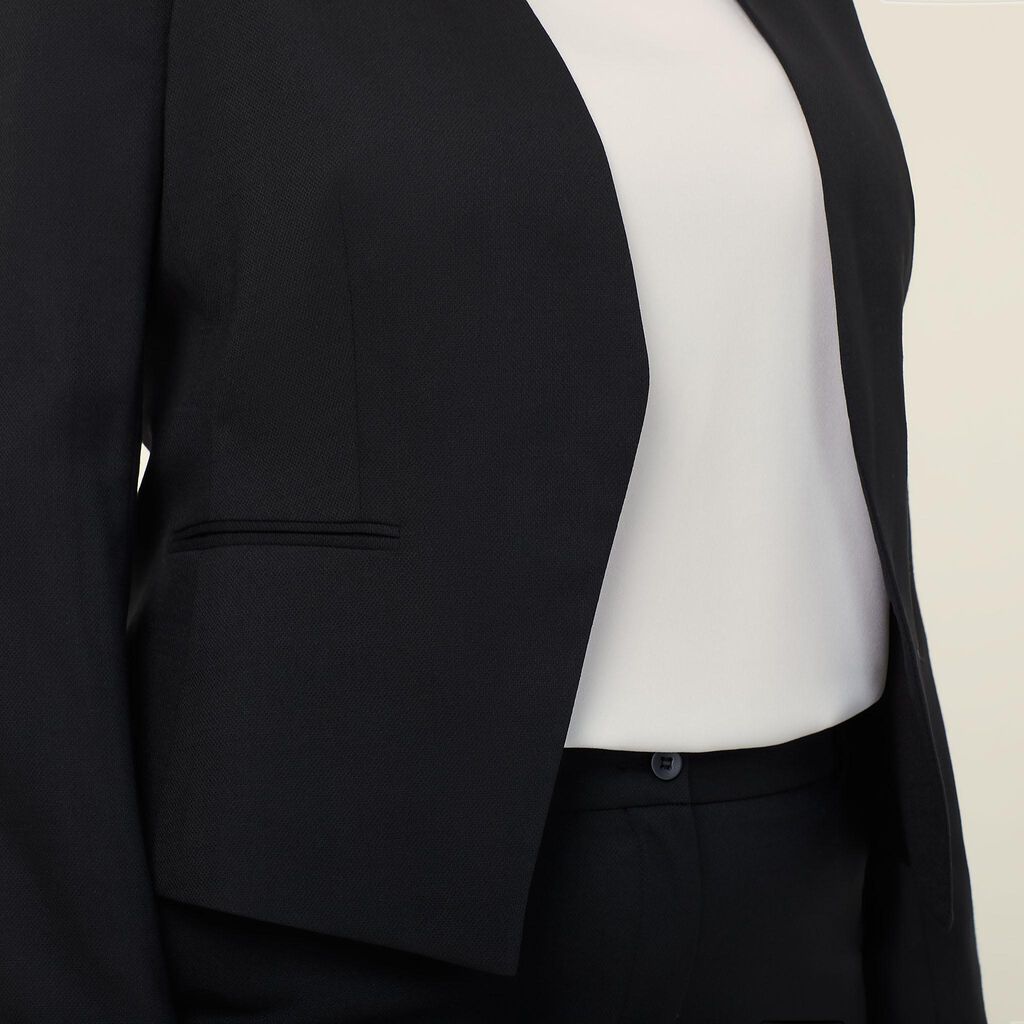 Ladies Dobby Stretch Edge to Edge Jacket - CAT1DG
