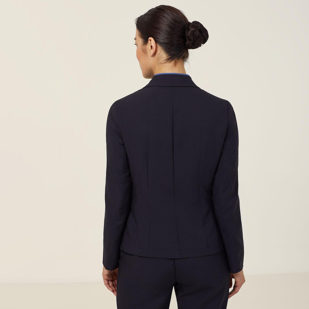 Ladies 1 Button Mid Length Jacket - CAT1E4
