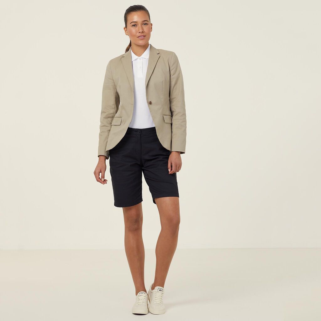 Ladies Stretch Cotton Blazer - CAT1FF
