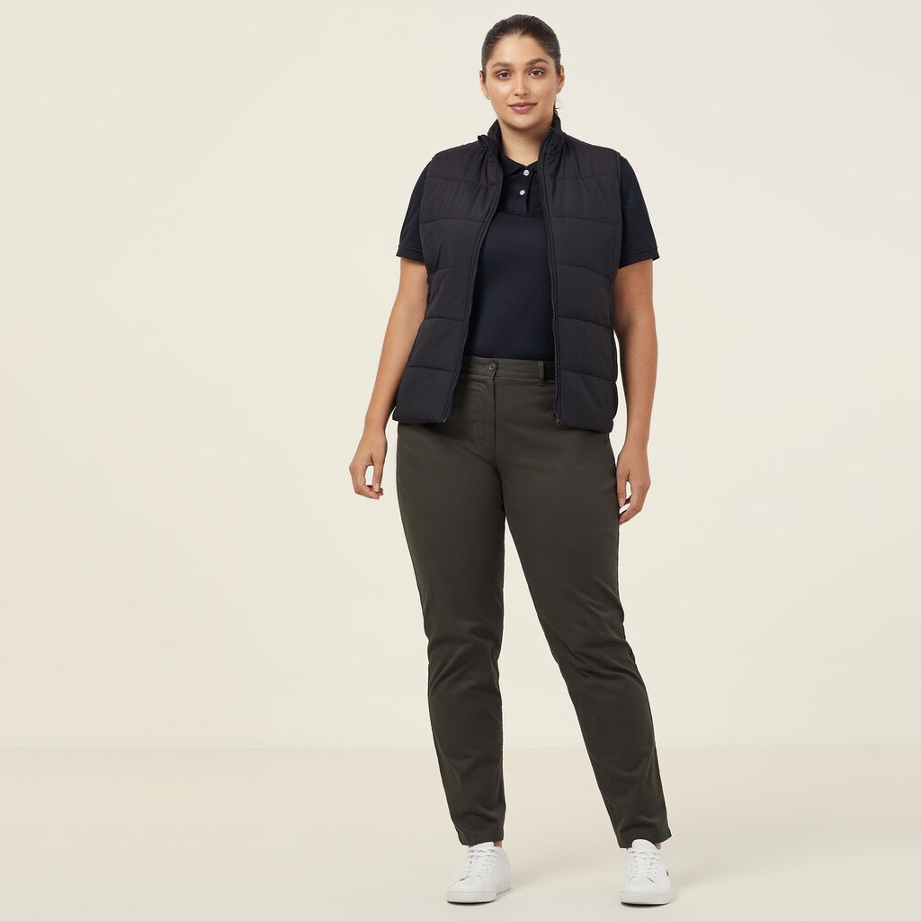 Ladies Puffer Vest - CAT749