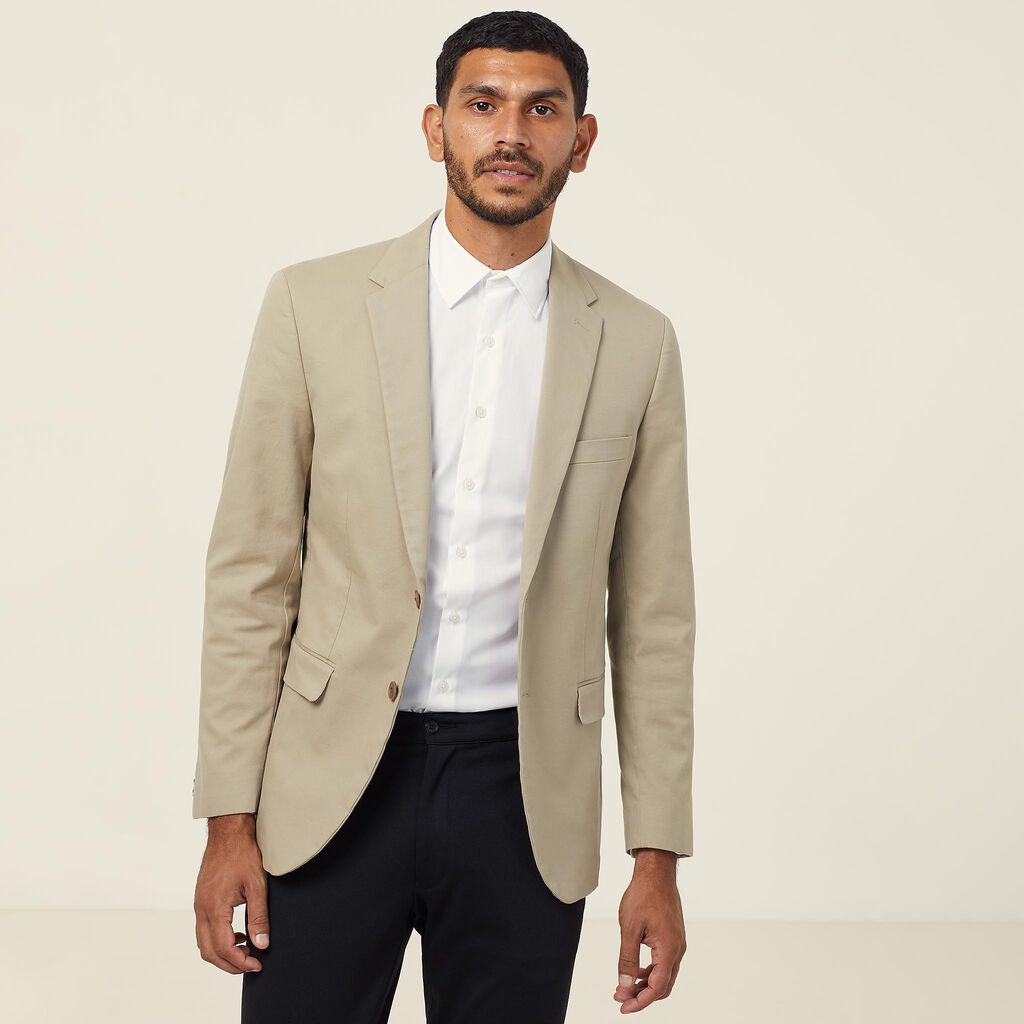 Mens Stretch Cotton Blazer - CATBC5