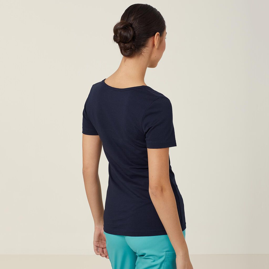Ladies Antibacterial Jersey Vine Tee - CATUMJ