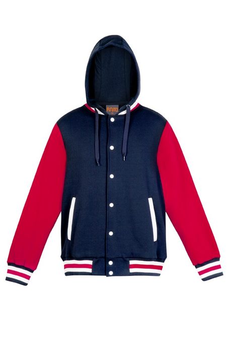 Mens Varsity Jacket & Hood - F907HB
