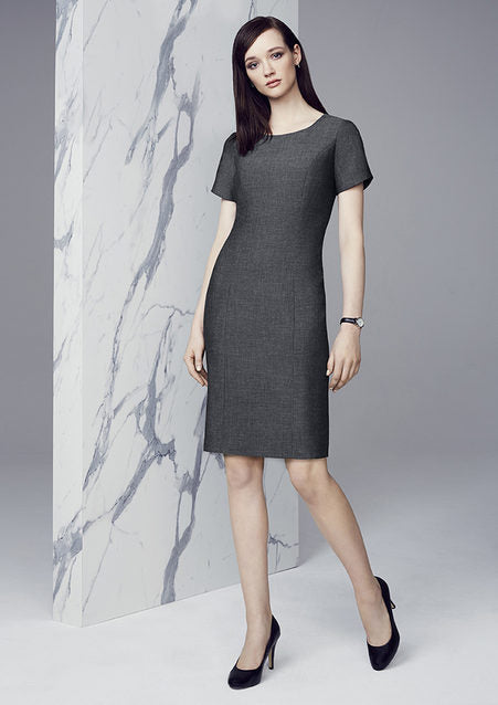 Ladies Short Sleeve Shift Dress 30312