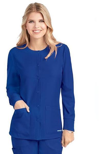 Galaxy blue scrub jacket discount