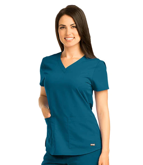 Ladies Aubrey Scrub Top - 71166 (5 Colours)