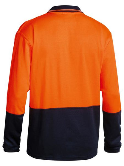Two tone Hi Vis Polo Shirt Long Sleeve - BK6234