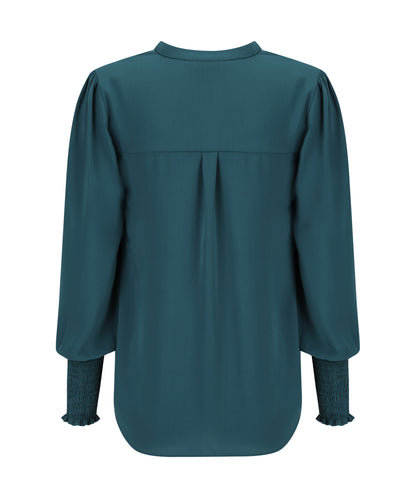 Marni Recycled Poly 1/2 Placket Top - 1805WL