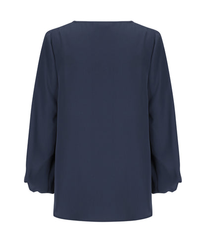 Poppy Recycled Poly Puff Sleeve Top - 1807WS