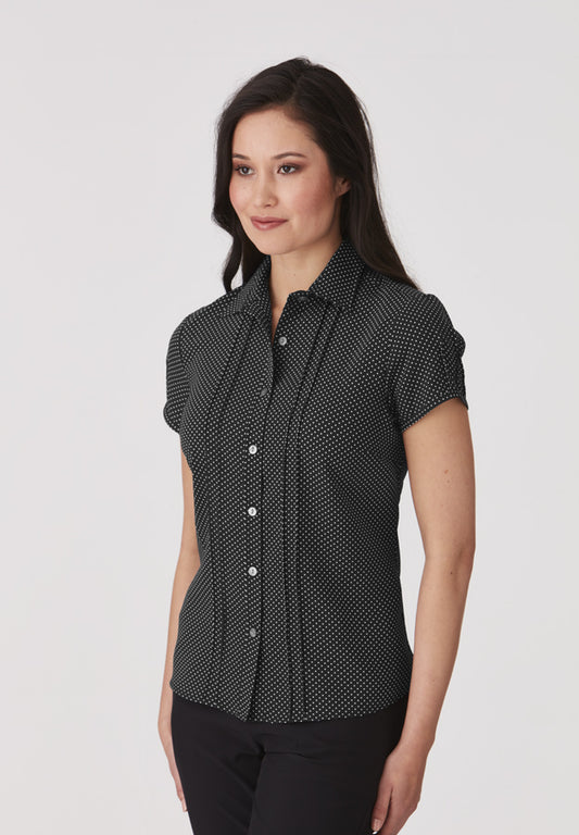 City Stretch Spot Short Sleeve Shirt - 2173 (5 Colours)