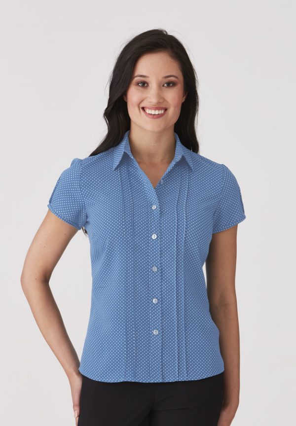 City Stretch Spot Short Sleeve Shirt - 2173 (5 Colours)