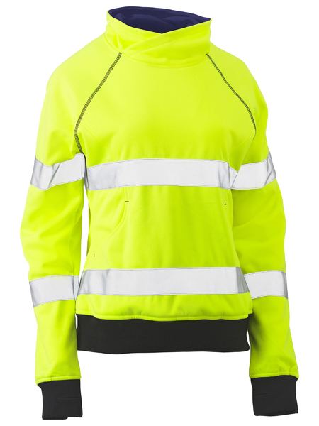 Women's Taped Hi Vis Fleece Jumper - BKL6818T