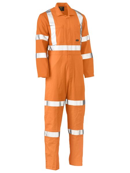 X Taped Hi-Vis Lightweight Drill Rail Coverall - BC6316XT