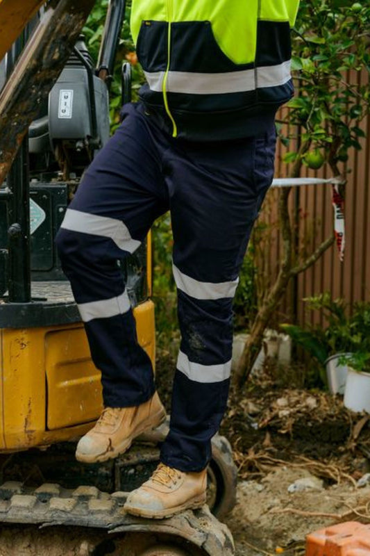 Taped Biomotion Stretch Cotton Drill Work Pants - BP6008T