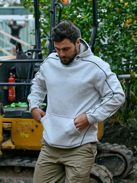 FLX AND MOVE™ MARLE FLEECE HOODIE JUMPER - BK6983