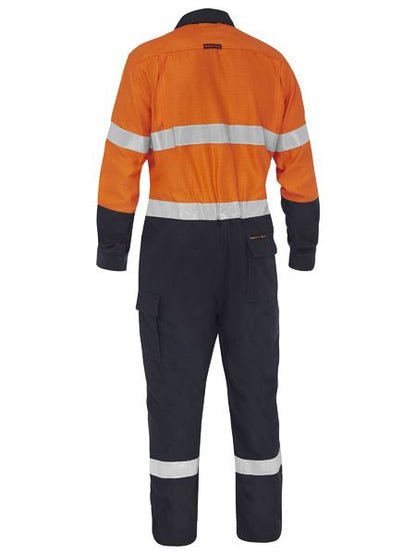 Apex 185/240 Taped Hi-Vis FR Ripstop Vented Coverall - BC8477T
