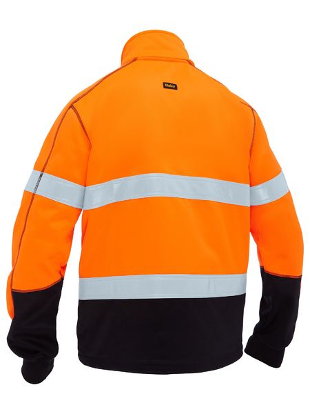 Men's Taped Hi Vis Zip Front Fleece - BK6611T