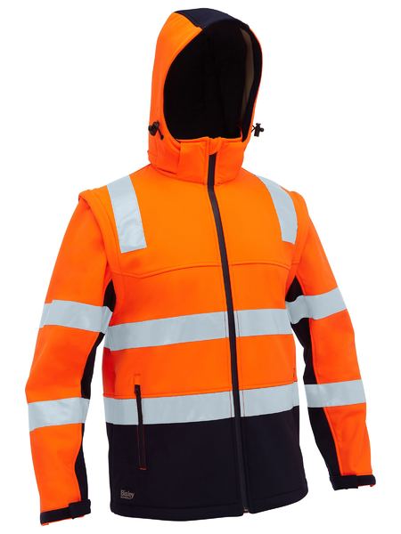 Taped Two Tone Hi Vis 3 in 1 Soft Shell Jacket - BJ6078T