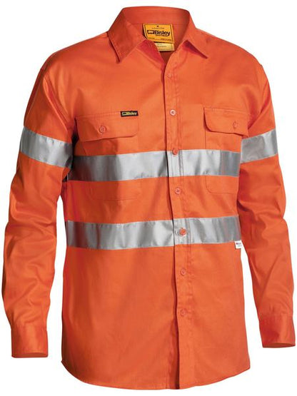 Taped Hi Vis Drill Shirt Long Sleeve - BT6482