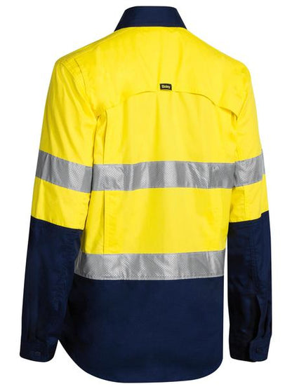 Women's Taped Two Tone Hi Vis X Airflow Long Sleeve - BL6415T