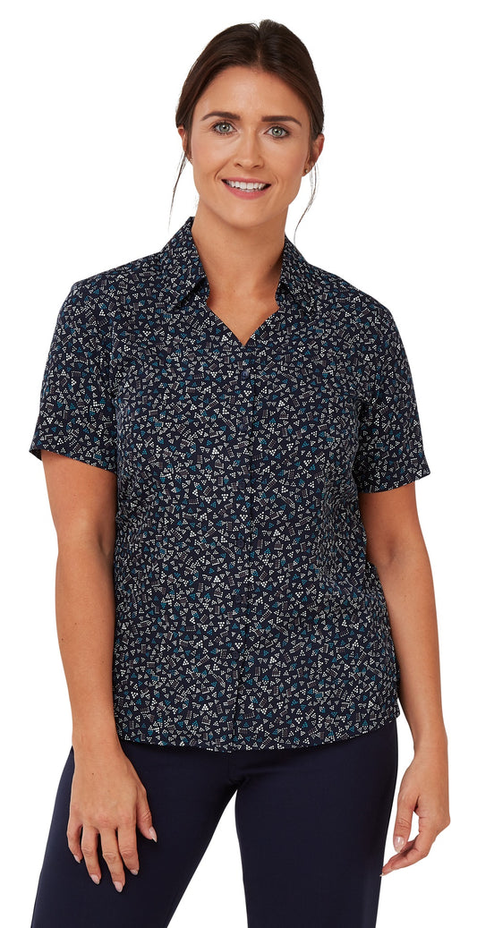 Jenni Button Down Printed Blouse