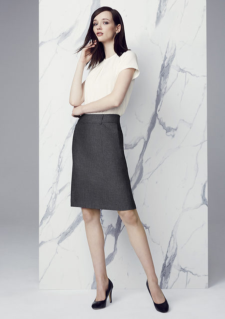 Ladies Feature Pleat Skirt 20316