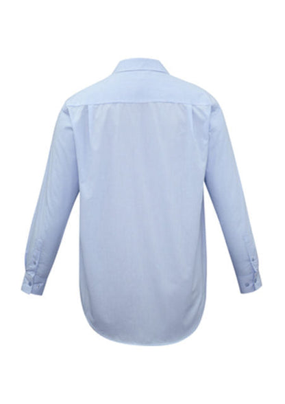 Mens Micro Check Long Sleeve Shirt SH816