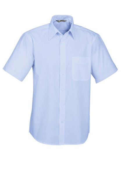 Base Mens Short Sleeve Poplin Shirt - S10512