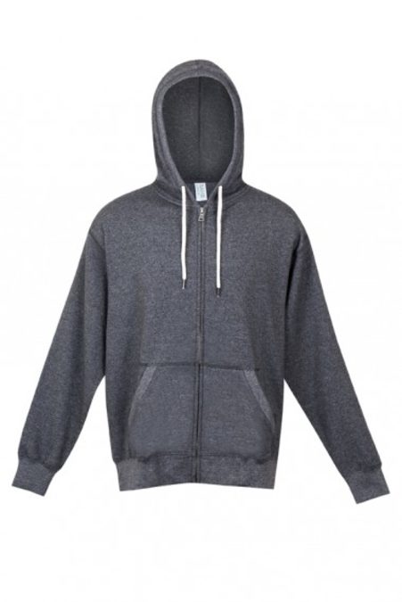 Mens Heather Fleece Zip Hoodie F750HZ