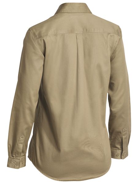 Womens Drill Shirt Long Sleeve - BL6339