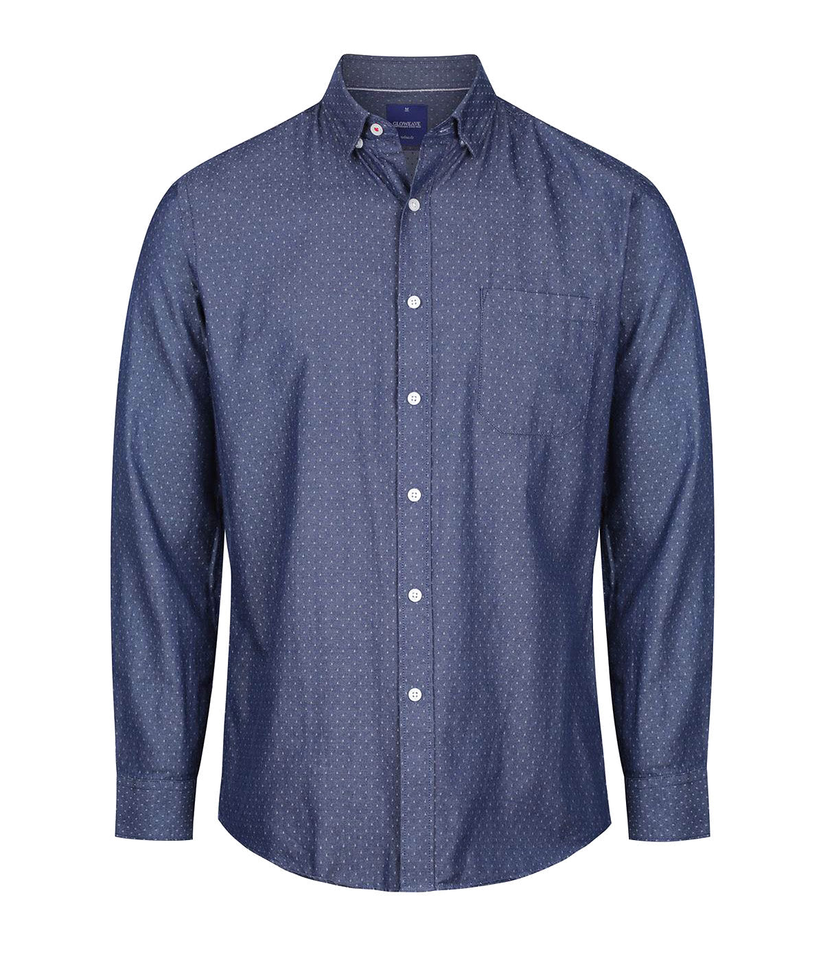 Wellington Denim Dobby Long Sleeve Shirt Male - 1714HL