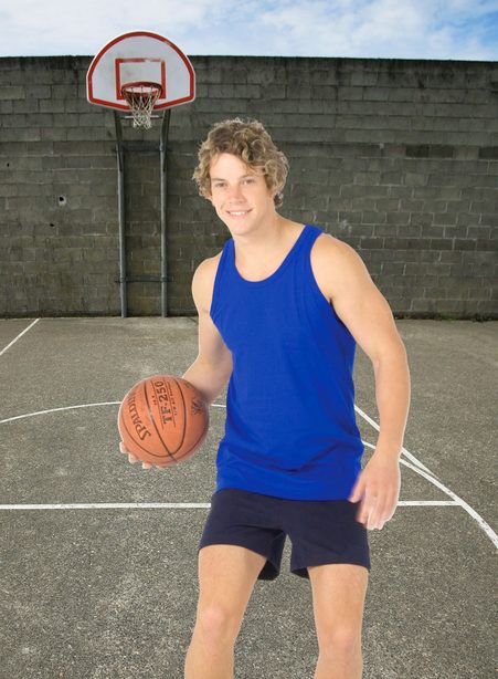 Mens Plain Singlet T702HS