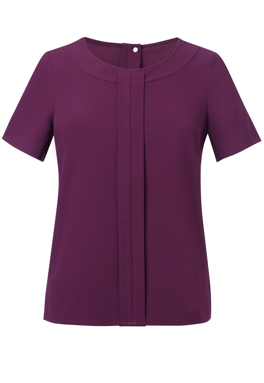 Verona Ladies S/S Crepe Blouse - 2280