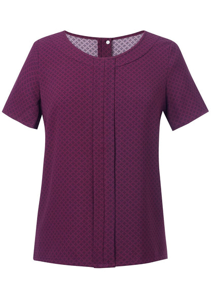 Verona Ladies S/S Crepe Blouse - 2280