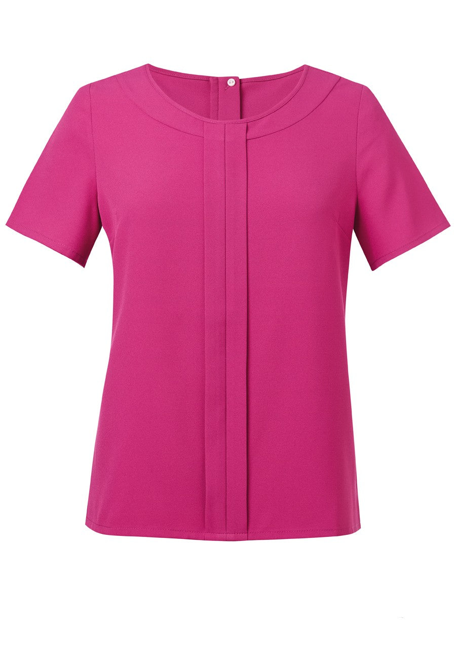 Verona Ladies S/S Crepe Blouse - 2280