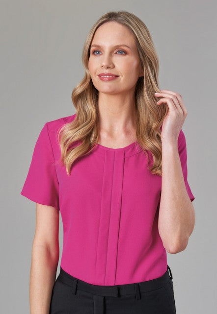 Verona Ladies S/S Crepe Blouse - 2280